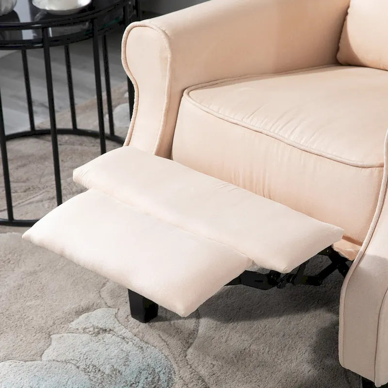Fauteuil inclinable massant chauffant avec chauffage lombaire et télécommande