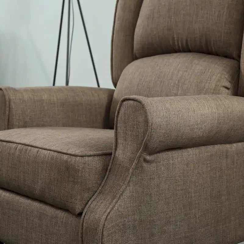 Fauteuil inclinable massant chauffant avec chauffage lombaire et télécommande