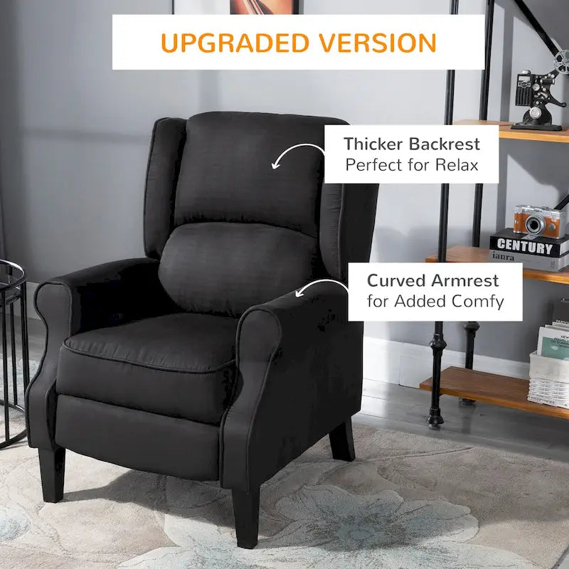 Fauteuil inclinable massant chauffant avec chauffage lombaire et télécommande