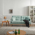 Upholstered Sofa with Waterproof Fabric and USB Port - 32.30 x 70.10 x 35.03