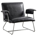 Fauteuil lounge en similicuir