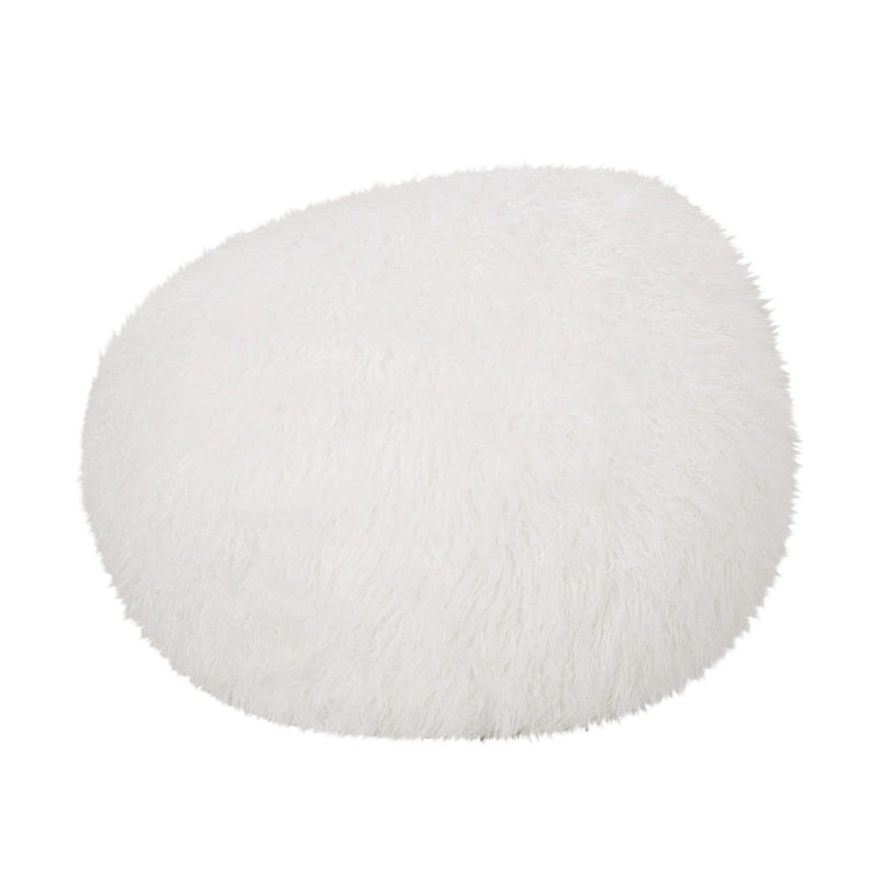 Modern Glam Faux Fur Bean Bag