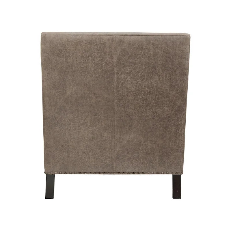 Fauteuil d’appoint moderne rembourré avec pieds en bois pour salon