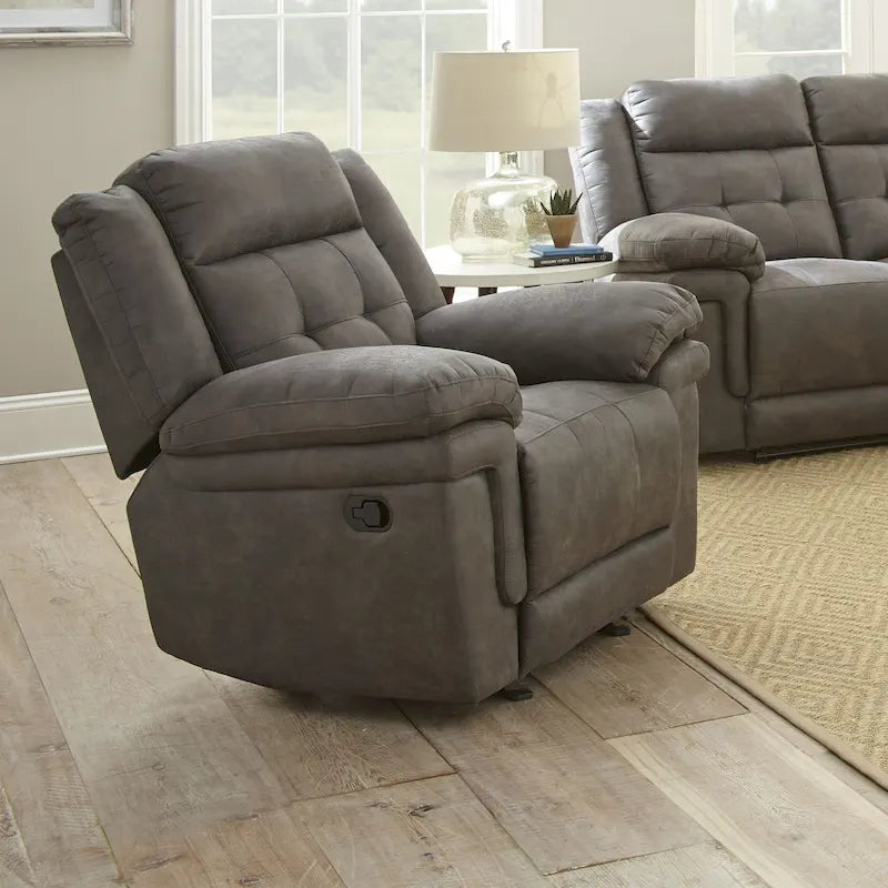 Microfiber Glider Reclining Chair