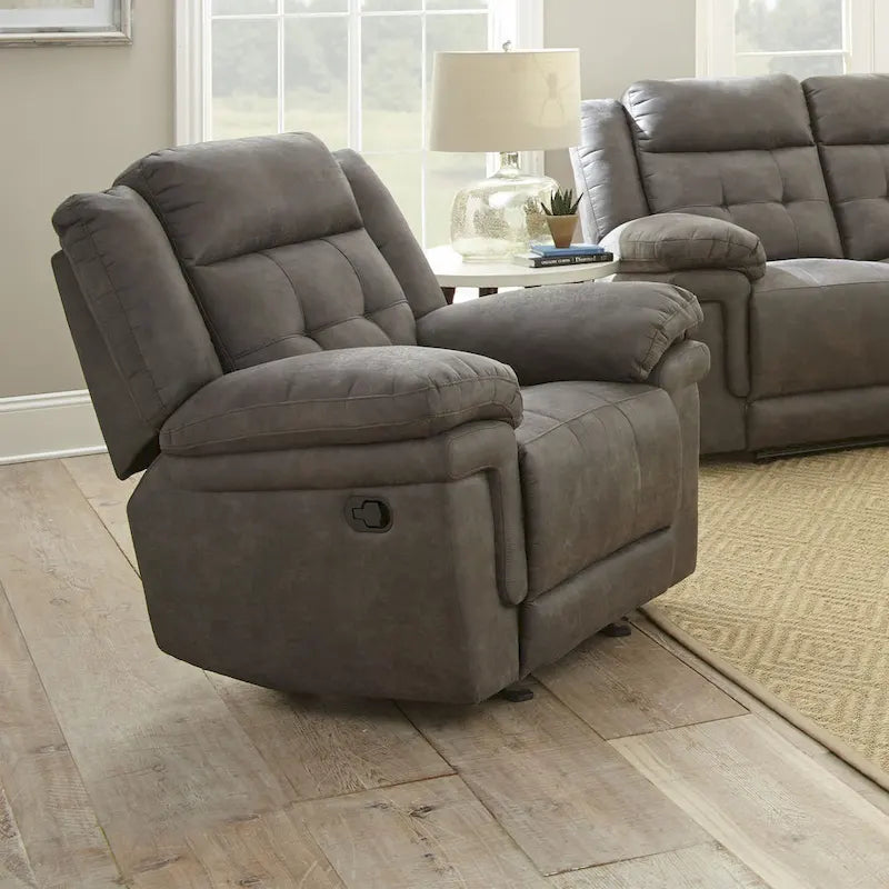 Microfiber Glider Reclining Chair
