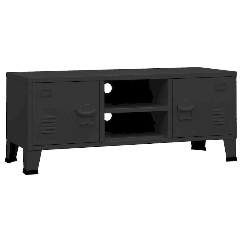 TV Stand TV Console Sideboard TV Unit Home Media Unit Cupboard Metal - 41.3 x 13.8 x 16.5