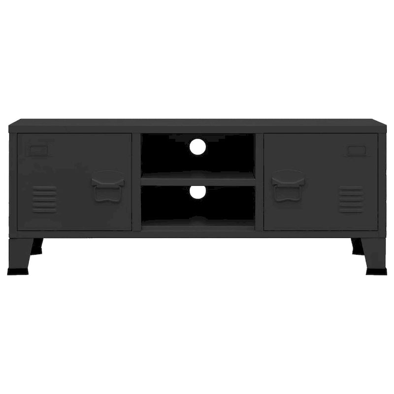 TV Stand TV Console Sideboard TV Unit Home Media Unit Cupboard Metal - 41.3 x 13.8 x 16.5