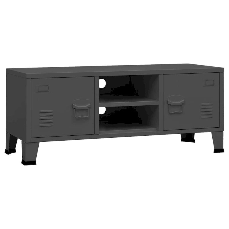 TV Stand TV Console Sideboard TV Unit Home Media Unit Cupboard Metal - 41.3 x 13.8 x 16.5