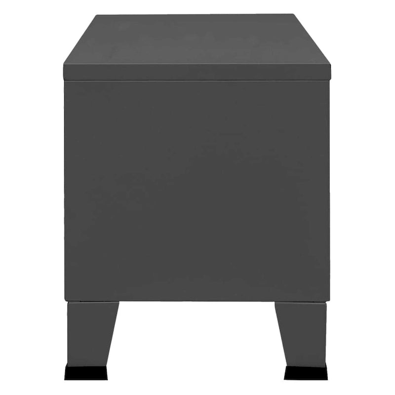 TV Stand TV Console Sideboard TV Unit Home Media Unit Cupboard Metal - 41.3 x 13.8 x 16.5