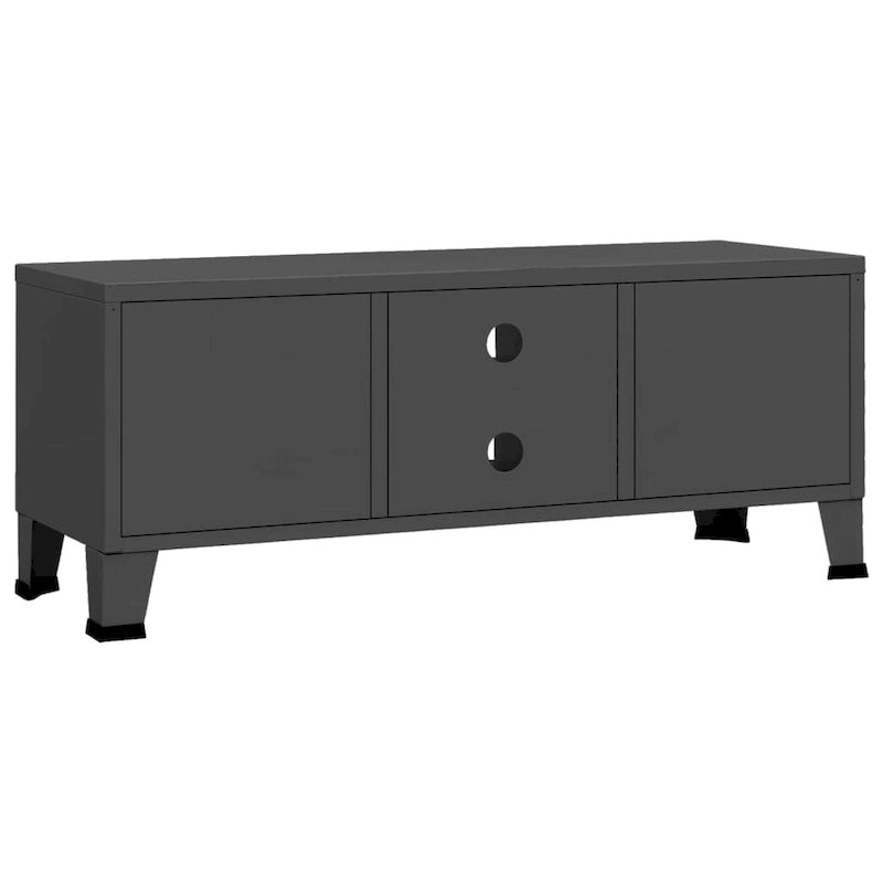 TV Stand TV Console Sideboard TV Unit Home Media Unit Cupboard Metal - 41.3 x 13.8 x 16.5