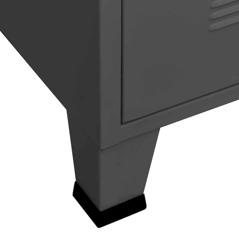 TV Stand TV Console Sideboard TV Unit Home Media Unit Cupboard Metal - 41.3 x 13.8 x 16.5
