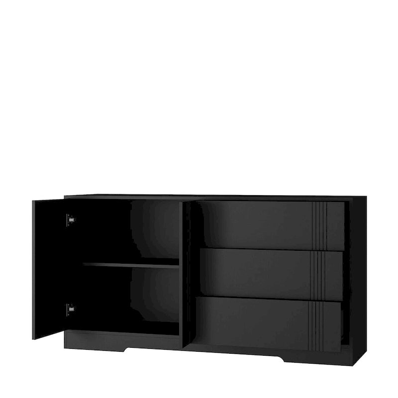 Sideboard Cabinet ,Kitchen Buffet Storage Cabinet with Drawer and Doors, Large Coffee Bar