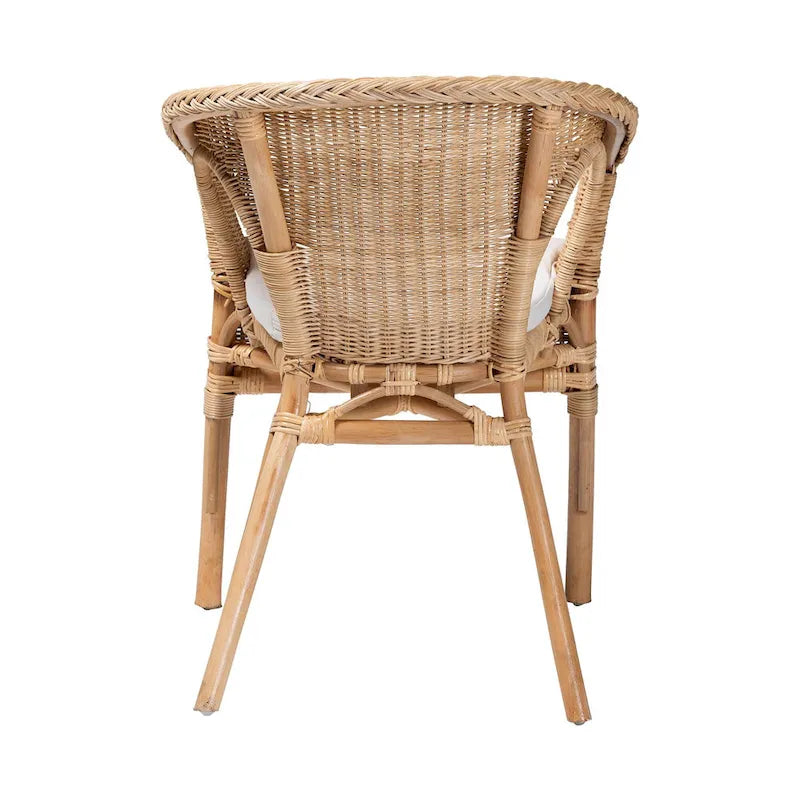 Modern Bohemian Natural Rattan Dining Chair