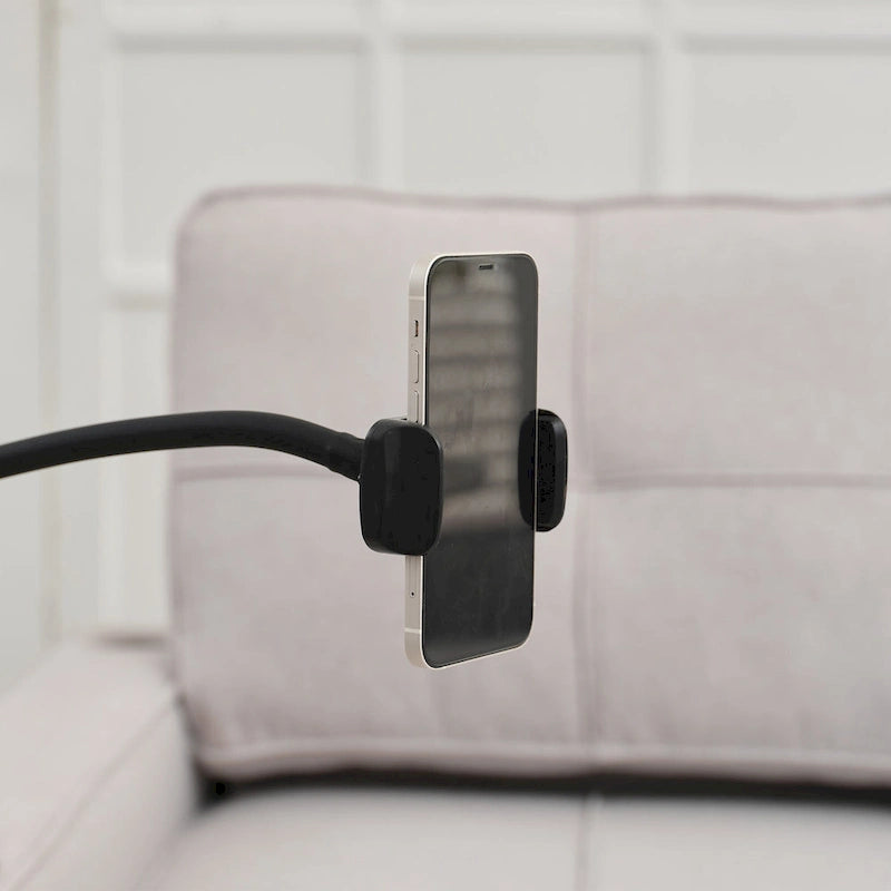 Linen Sleeper Sofa with Push-out Sofa Bed, Extra Storage Space, Phone Holder & USB Charger