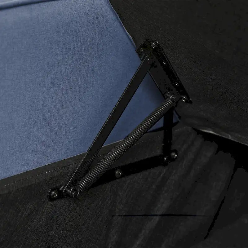 Linen Sleeper Sofa with Push-out Sofa Bed, Extra Storage Space, Phone Holder & USB Charger