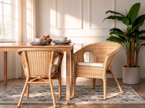 Natural Rattan Dining Chair